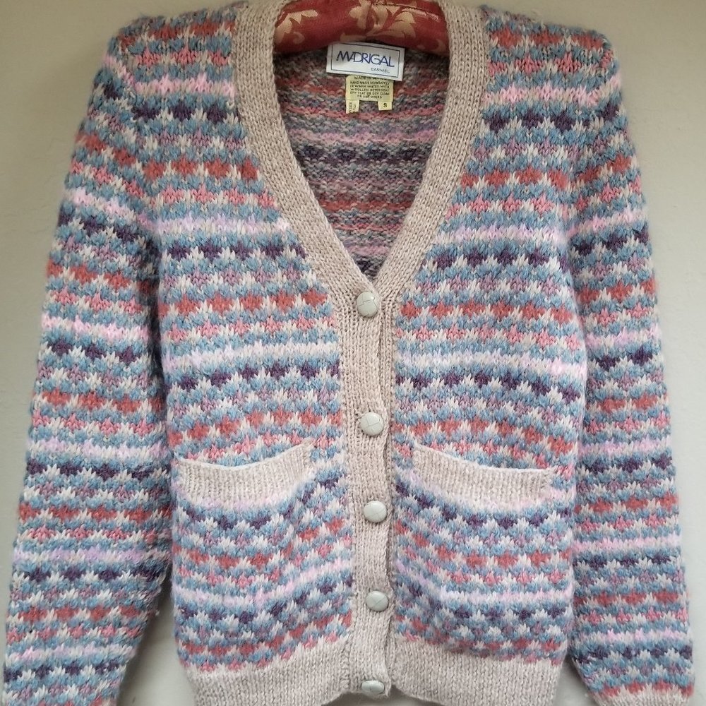 Madrigal Carmel Knitted Button Cardigan Sweater - Picture 9 of 11